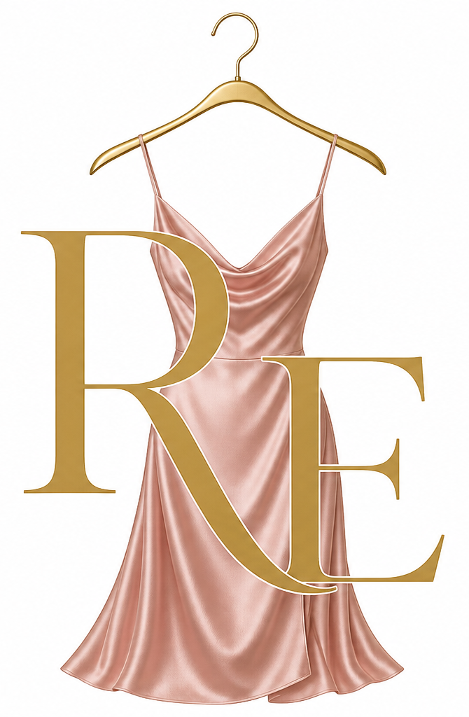 ReLoved Elegance dress and hanger monogram